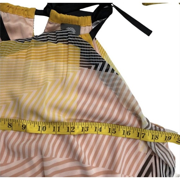 Vince Camuto Womens Maxi Tie Neck Halter Dress Size 8 Pullover Sleeveless Lined - Picture 6 of 11